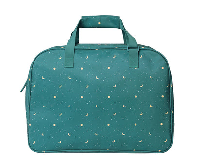 Bolsa de Praia com Rede Whale Teal  - Monneka