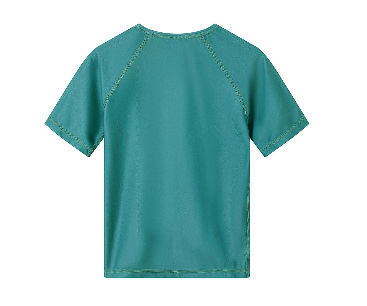Camisola Proteção UV Whale Teal- Monneka