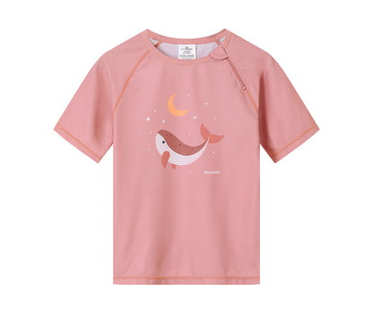 Camisola Proteção Whale Pink- Monneka