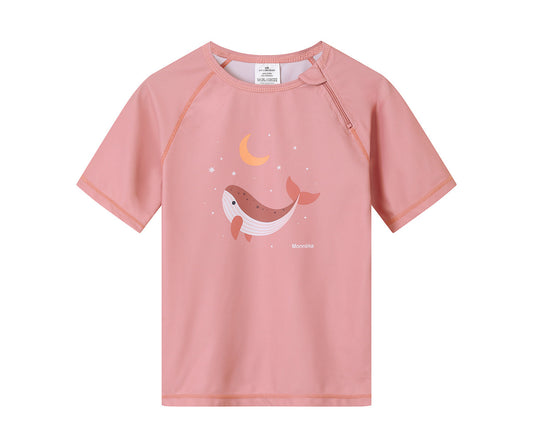 Camisola Proteção Whale Pink- Monneka