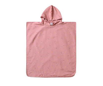 Poncho Praia Whale Pink- Monnëka