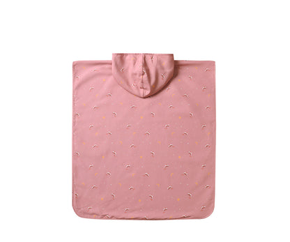 Poncho Praia Whale Pink- Monnëka