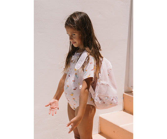 Mochila infantil Anti-areia Mermaid Cats- Monneka