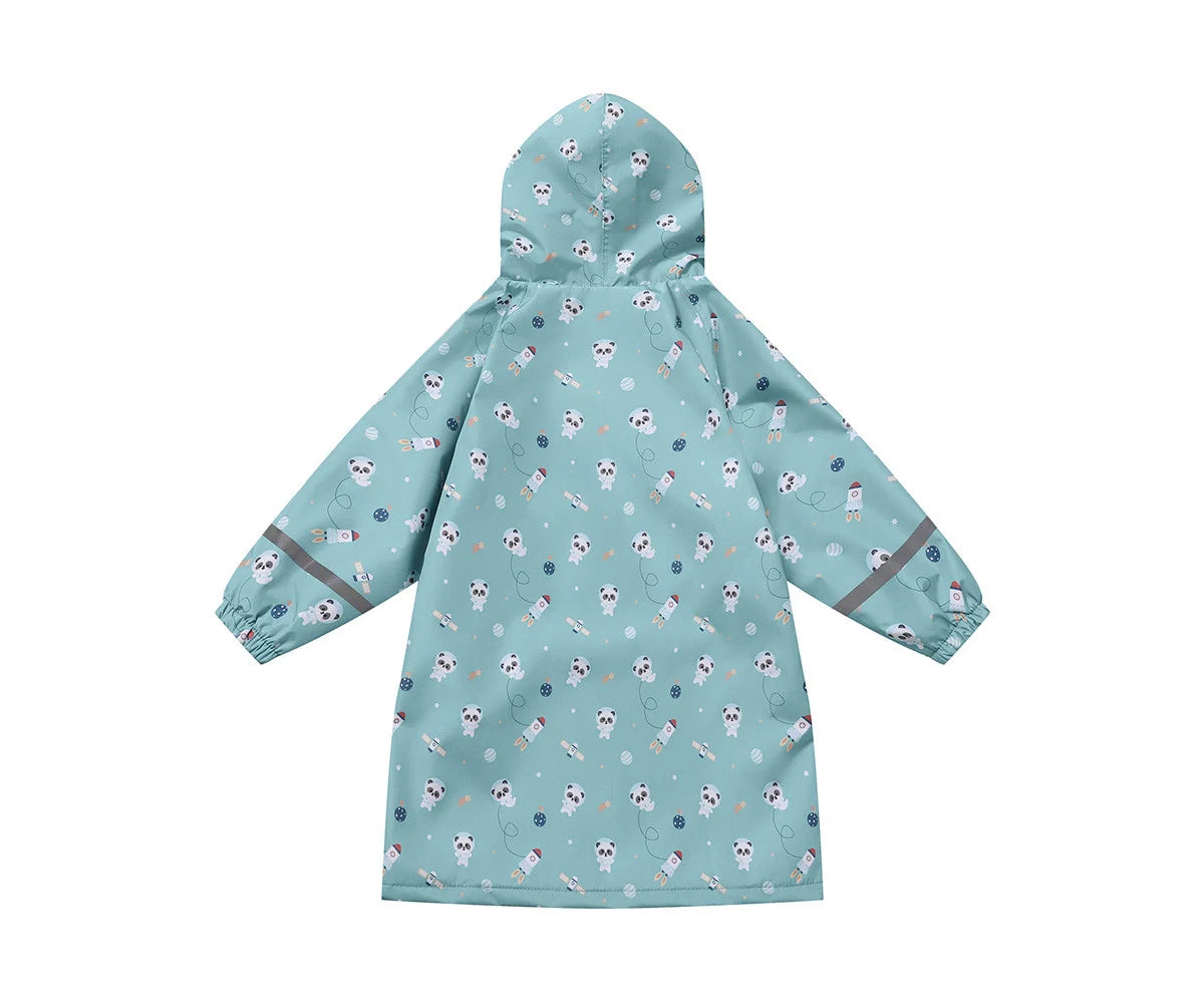 Capa de chuva infantil Pandas In Space- Tutete