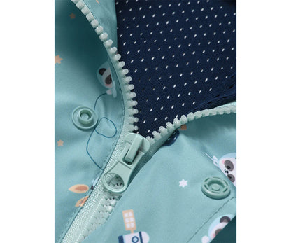 Capa de chuva infantil Pandas In Space- Tutete