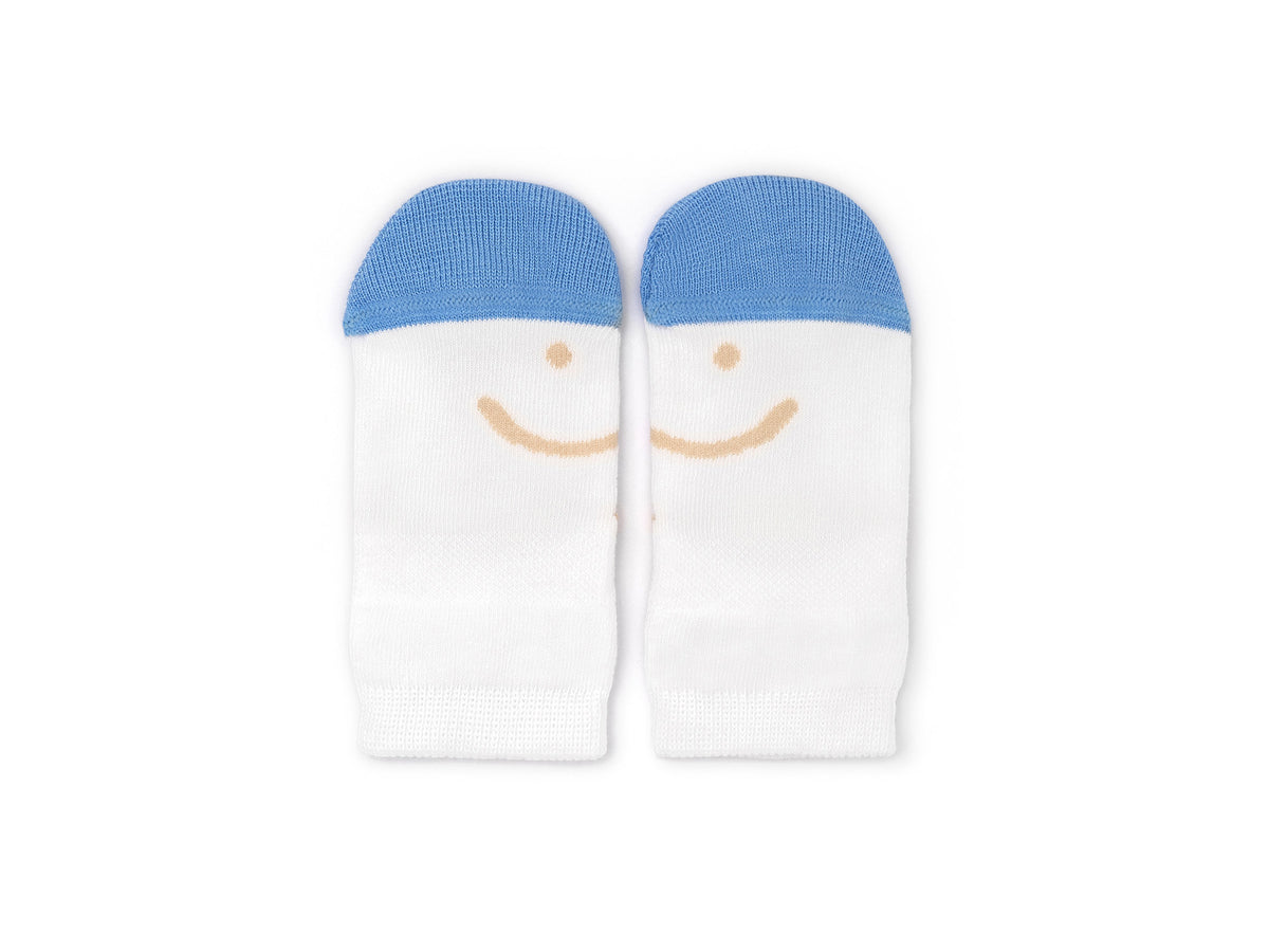 Meias Respeitadoras Sorriso Azul e caramelo- Tip Toey Joey