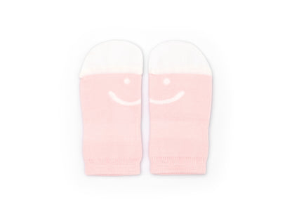 Meias Respeitadoras Sorriso Rosa e Branco- Tip Toey Joey