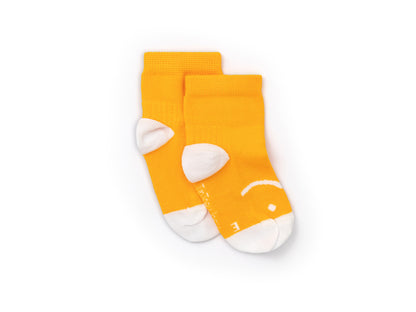 Meias Respeitadoras Sorriso Amarelo e Branco -Tip Toey Joey