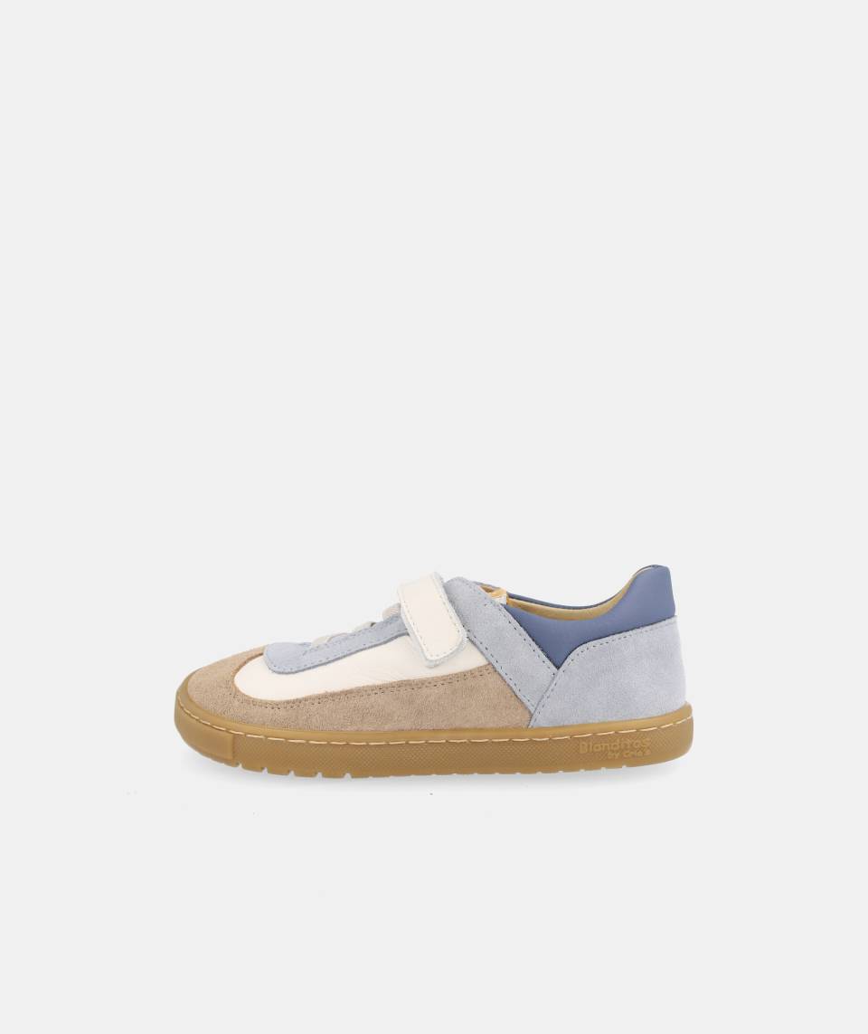 Sapatilhas Berlin Azul e bege -Blanditos By Crio's