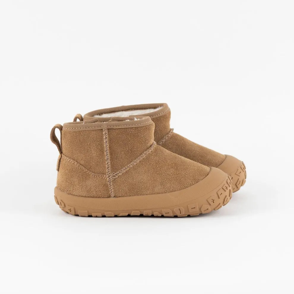 Botins em pelo beige- Victoria