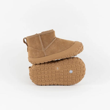Botins em pelo beige- Victoria