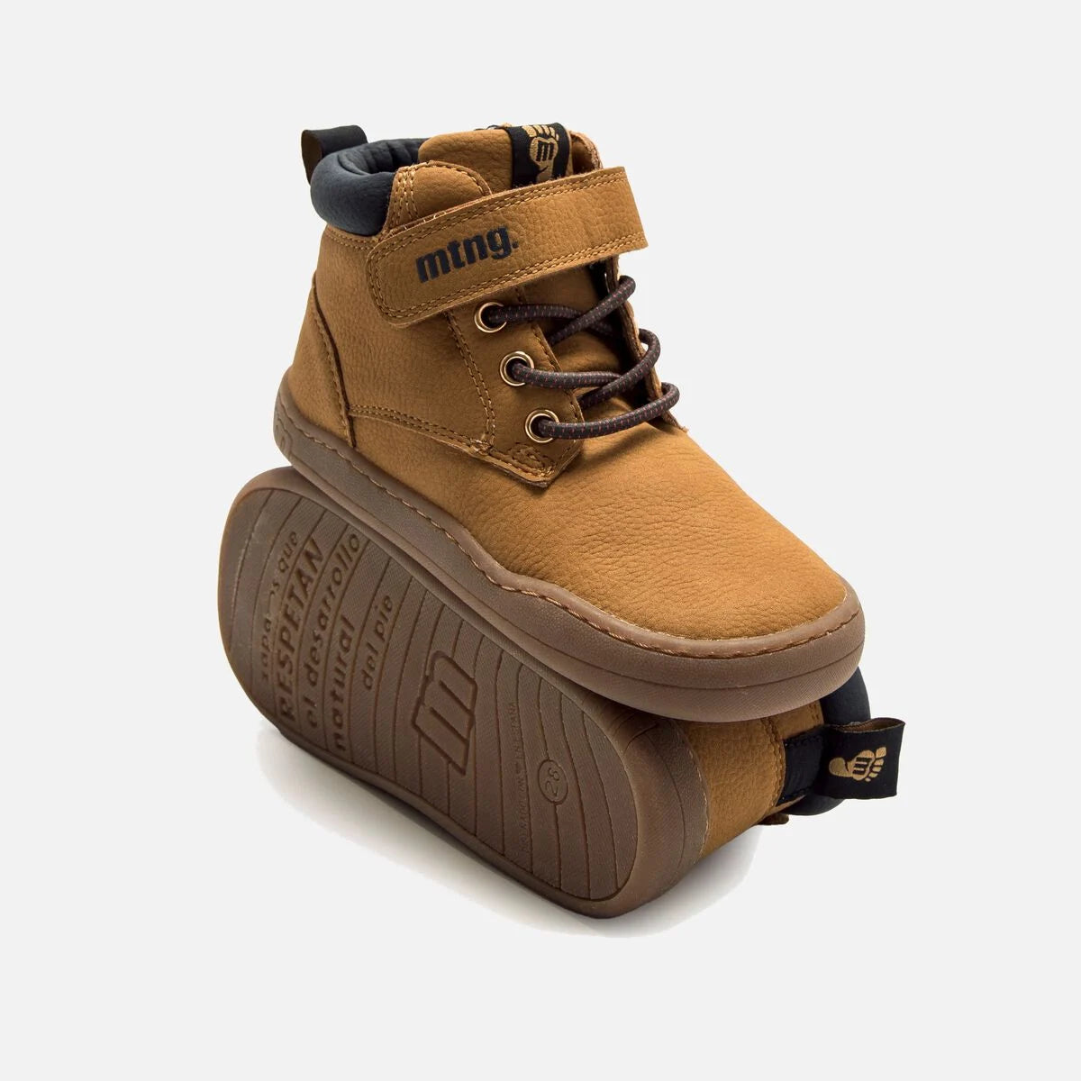 Botas Mustang Free Kids - Castanho