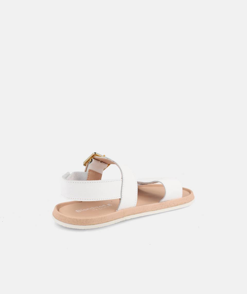 SANDALIA Capri Branco- Blanditos