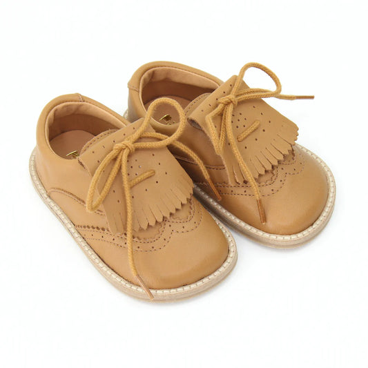 SIMBA BABY CAMEL - Carneira Barefoot em Pele- Barebuds