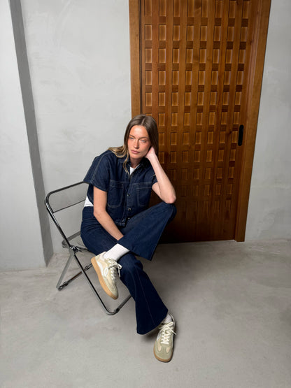 Sapatilhas Lejan One Nylon Adulto- Bege