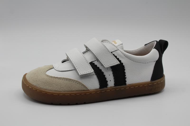 Sapatilhas Delfin Branco e Negro-Blanditos By Crio's