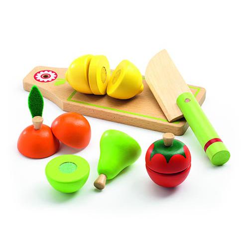 FRUTAS E VEGETAIS C/ VELCRO P/ CORTAR