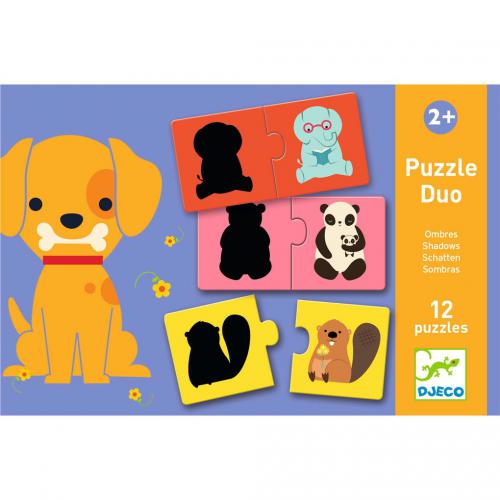 Puzzle Duo - Sombras de Animais