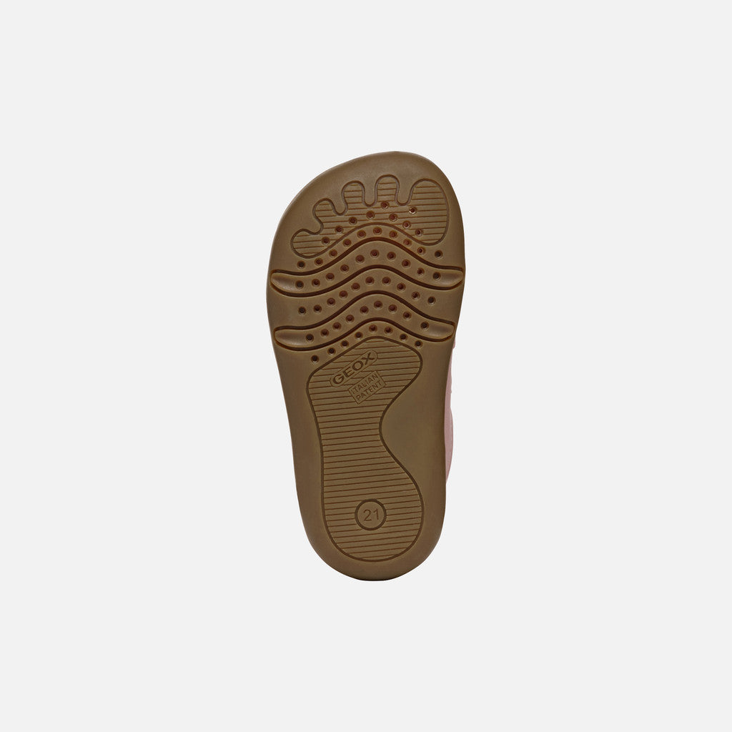 Sapatilhas steppieup baby- Old Rose- Geox