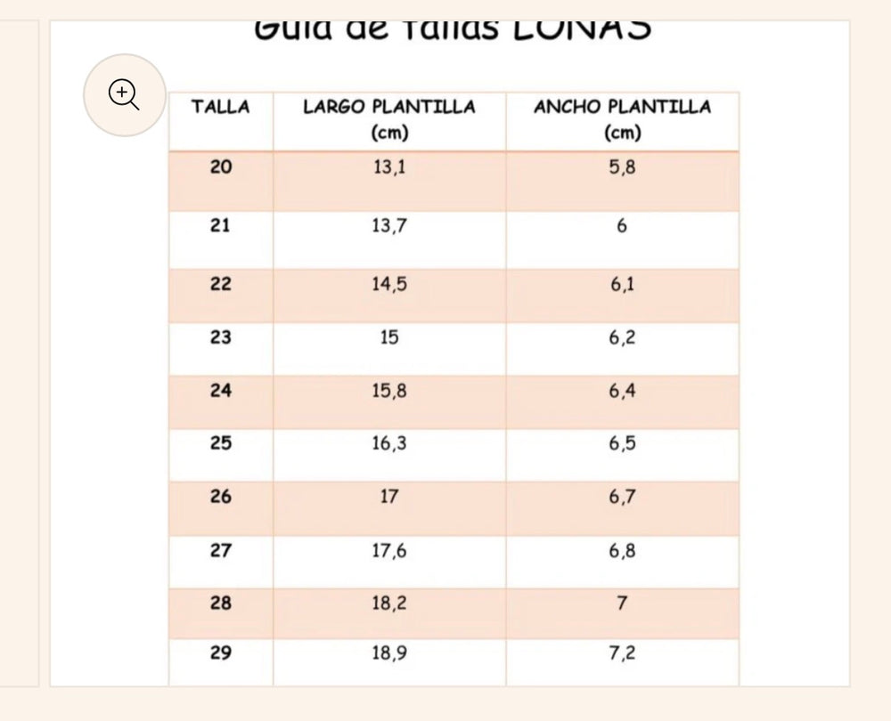 Guia de Tamanhos