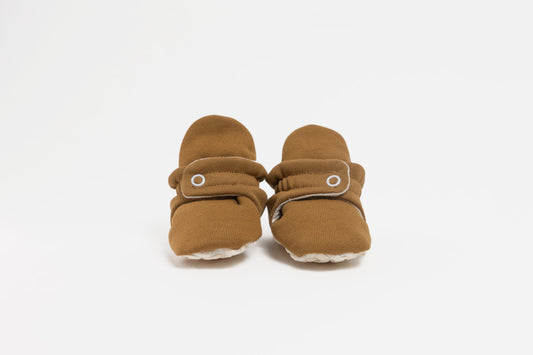 Baby Booties Honey Mustard - Zás Trás for Babies