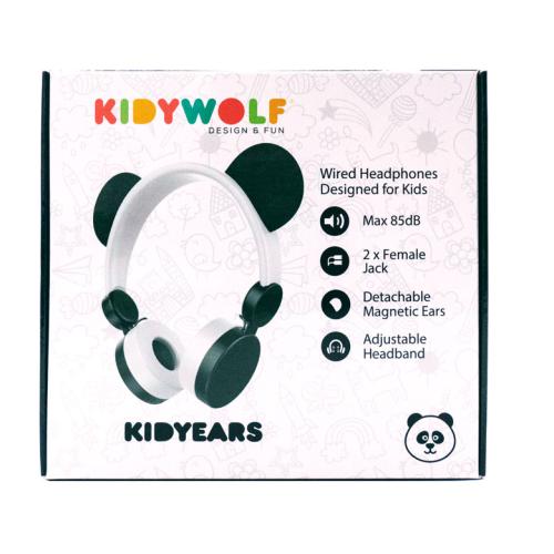 Headphones c/ Fio Panda-Kidywolf