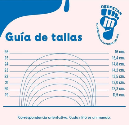 Sapatilhas Mustang Free baby  - Érica Light Blue