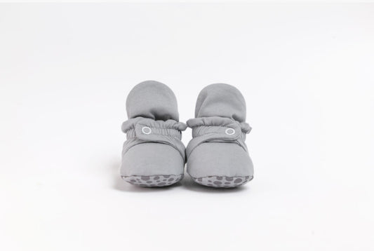 Baby Booties Silver Macaron- Zás Trás for Babies