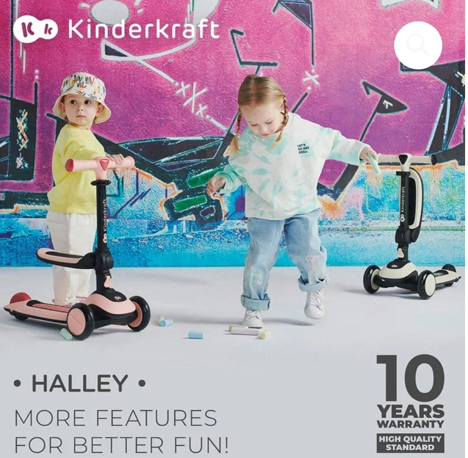 Kinderkraft Trotinete 2 em 1 Halley