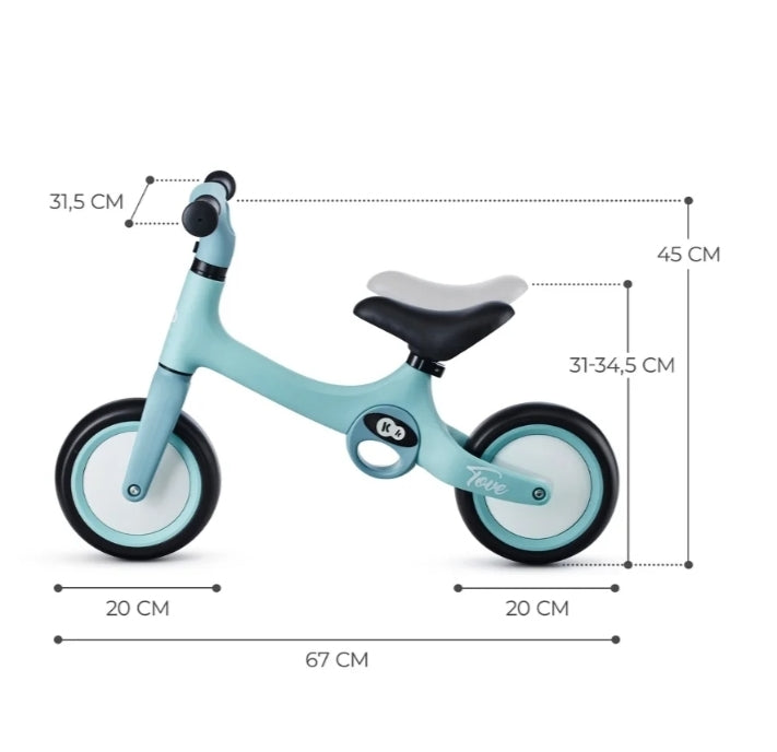 Bicicleta KINDERKRAFT Tove Menta