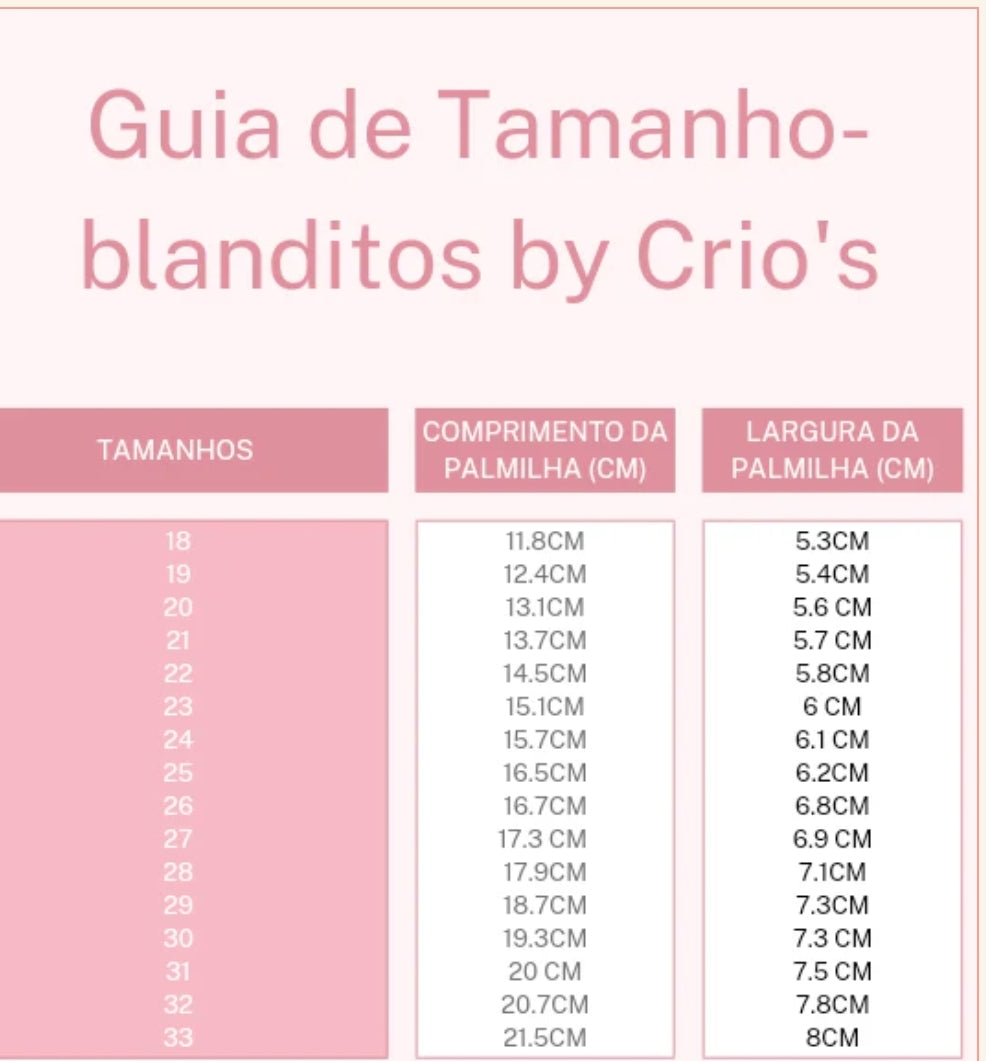 Guia de Tamanhos