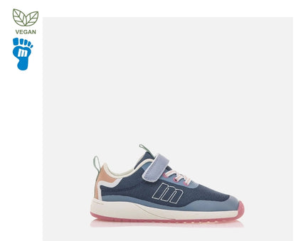 Sapatilhas Desportivas Vegan Mustang- azul claro e rosa