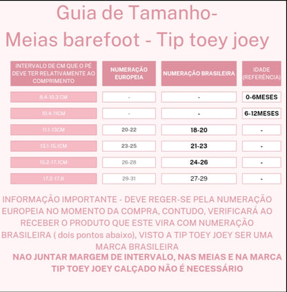 KIT MEIAS DEDINHOS LIVRES SMILE-Colorido-Tip Toey Joey