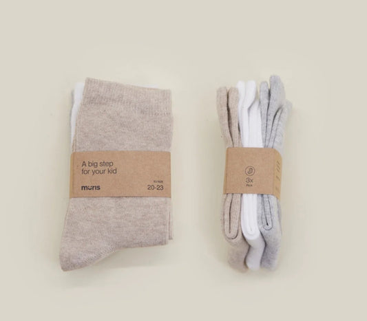 Set Barefoot crew socks - Muris