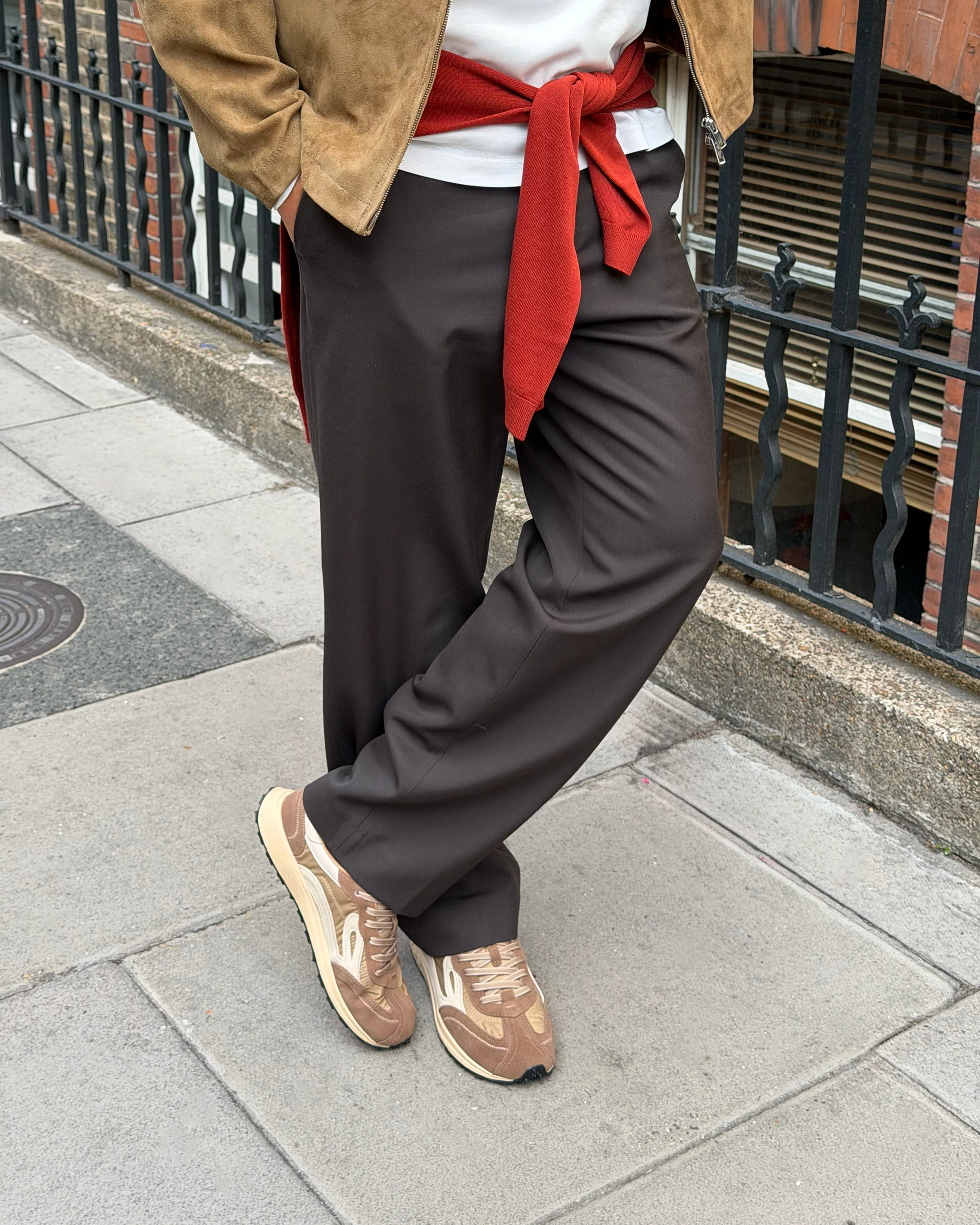 Sapatilhas Lejan Melrose-Dark Beige