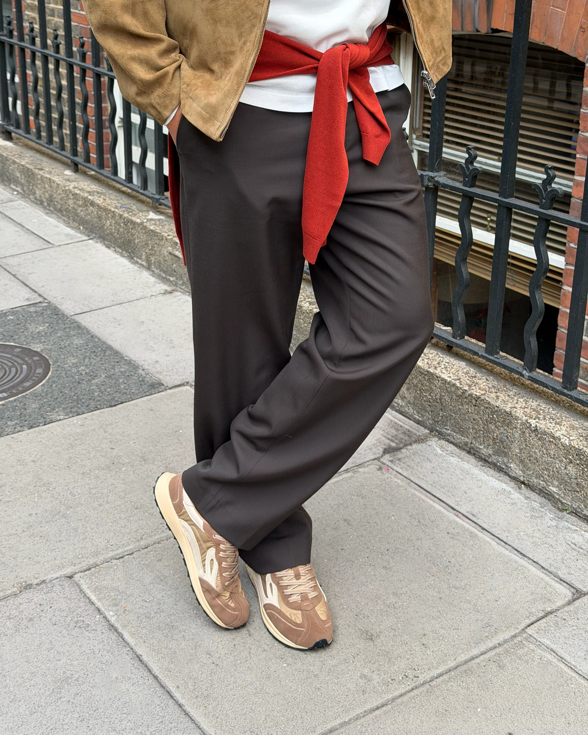 Sapatilhas Lejan Melrose-Dark Beige