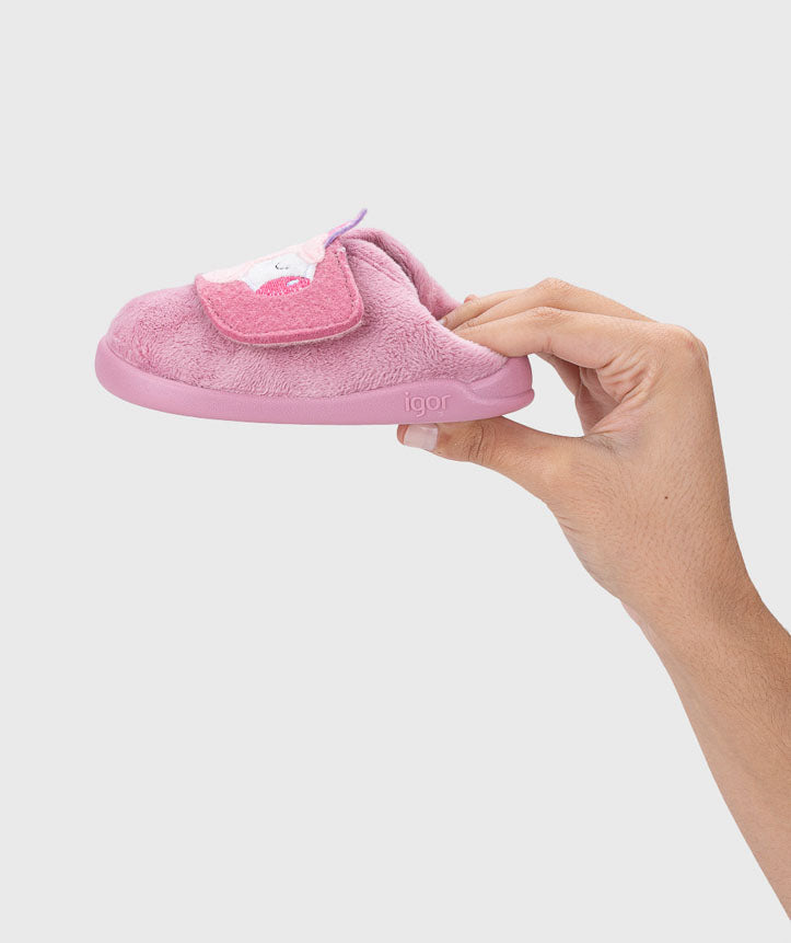 Pantufas Homie unicórnio rosa-Igor