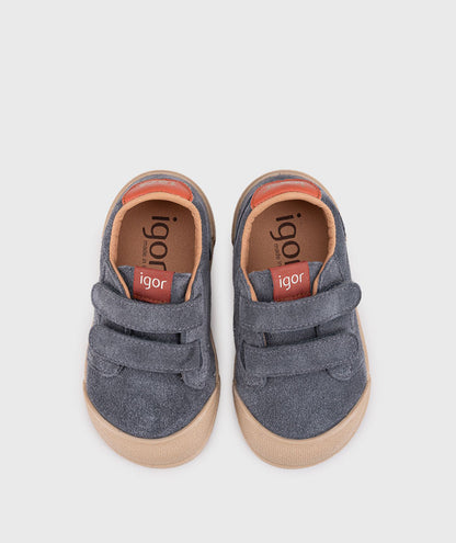 TENNIS SUEDE GRIS AZ-Igor