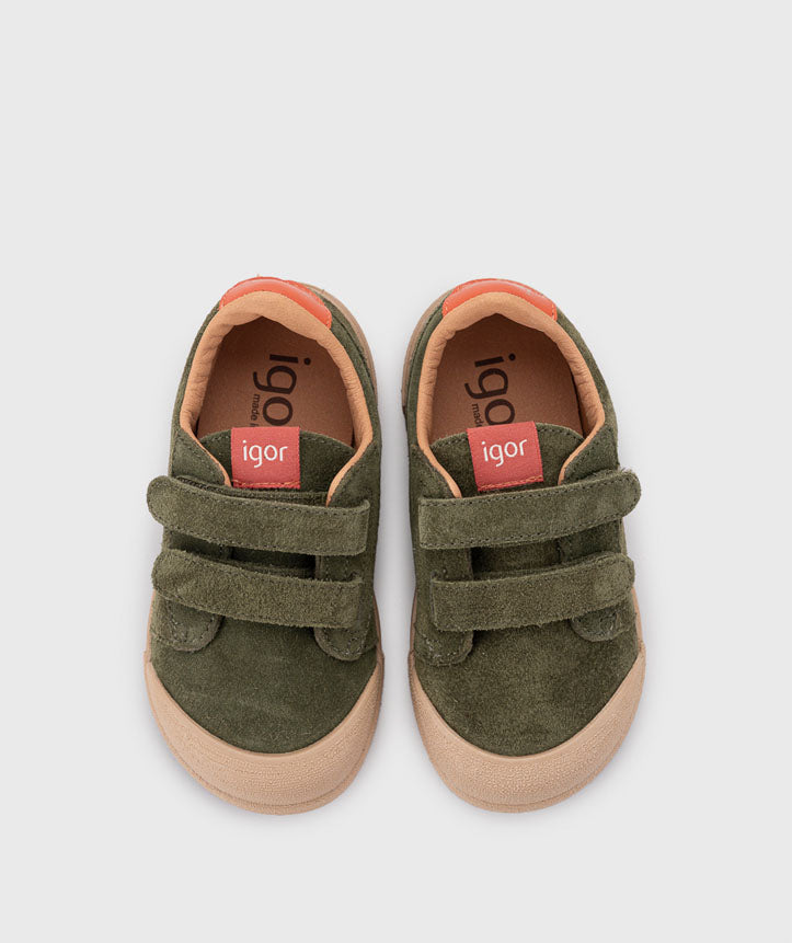 TENNIS SUEDE Kaki-Igor