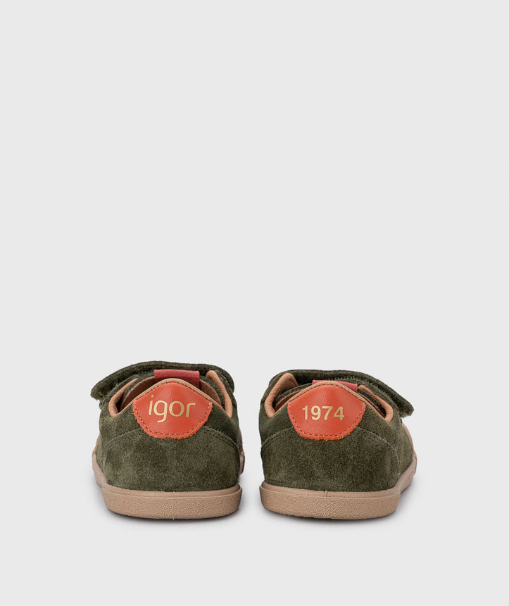 TENNIS SUEDE Kaki-Igor