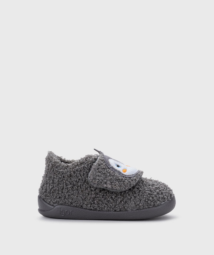 Pantufas Homie Pinguim Antracita -Igor