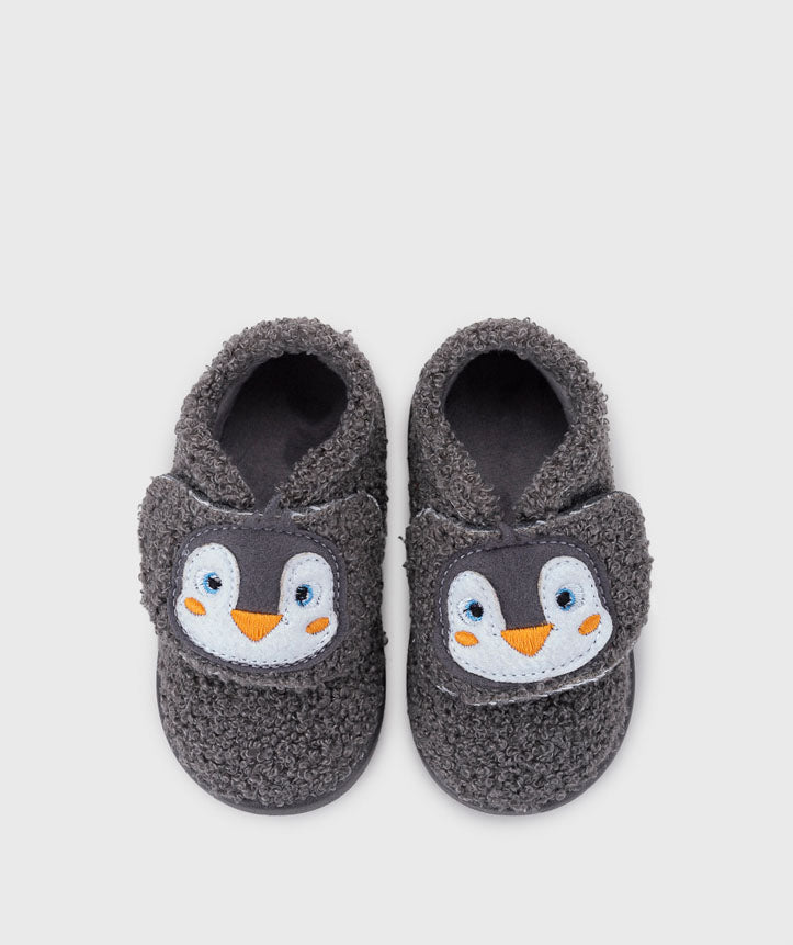 Pantufas Homie Pinguim Antracita -Igor