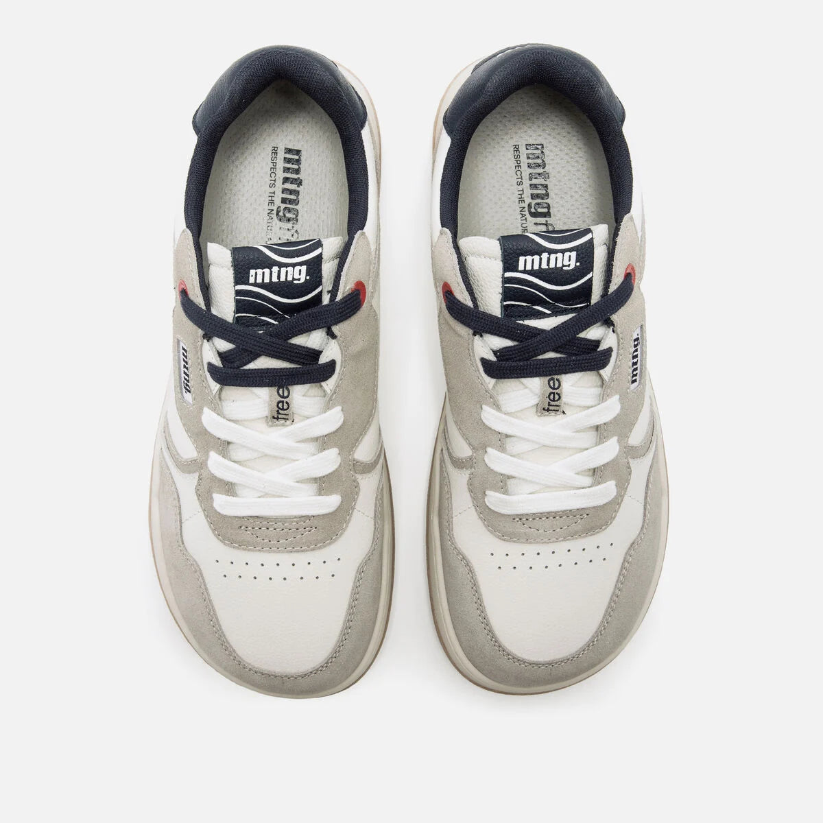 Sapatilhas Mustang free miami -Suede Off White