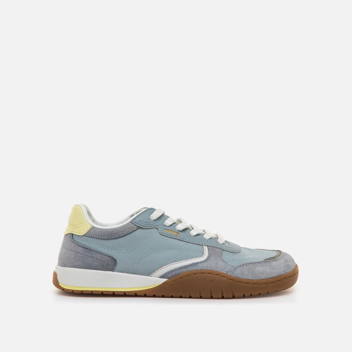 Sapatilhas Mustang free-Nylon azul claro/nappa leather amarelo