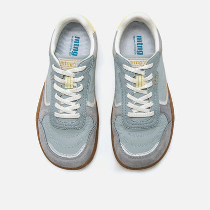 Sapatilhas Mustang free-Nylon azul claro/nappa leather amarelo