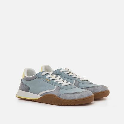 Sapatilhas Mustang free-Nylon azul claro/nappa leather amarelo