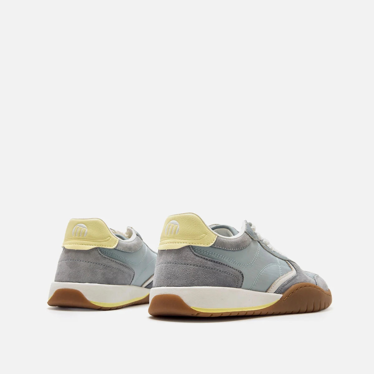 Sapatilhas Mustang free-Nylon azul claro/nappa leather amarelo