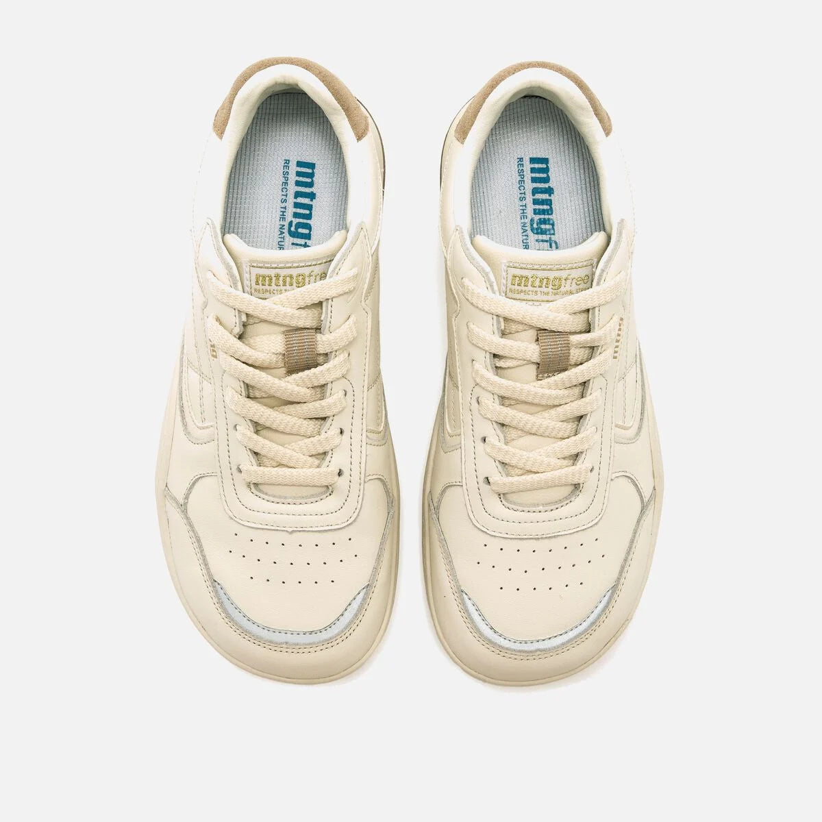 Sapatilhas Mustang free-Nappa Leather Crudo/Cow Suede Arena
