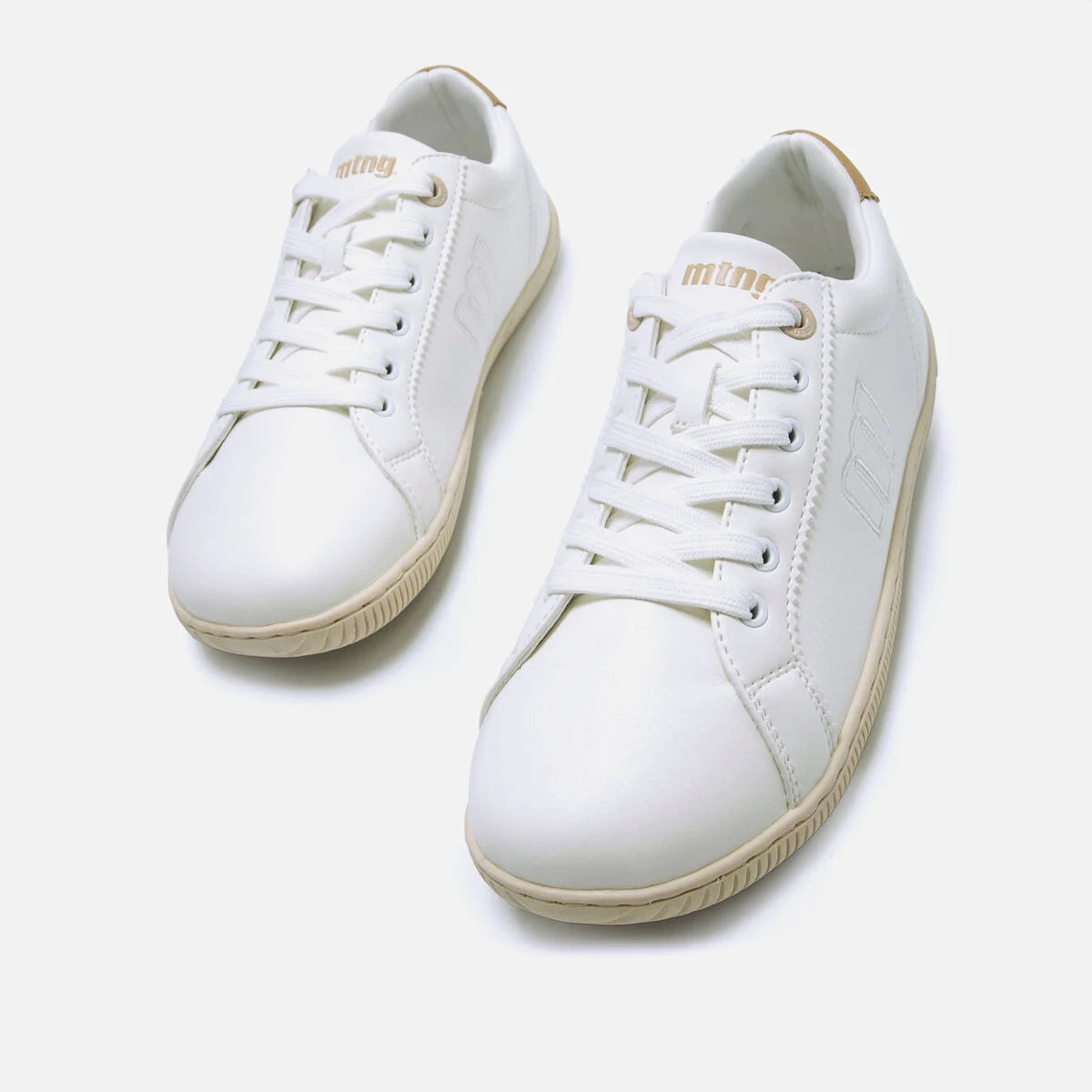 Sapatilhas Mustang free aria - branco e castanho claro