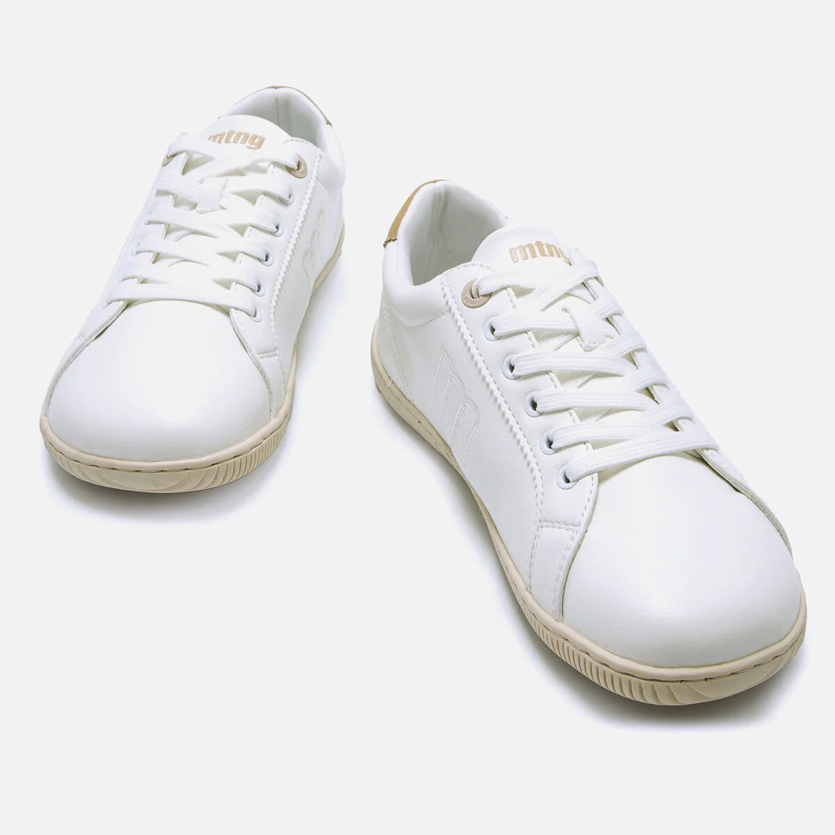 Sapatilhas Mustang free aria - branco e castanho claro